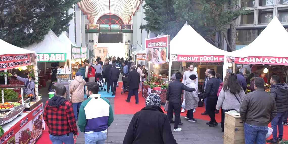 Gaziantep yemek şenliği ankara’da başladı