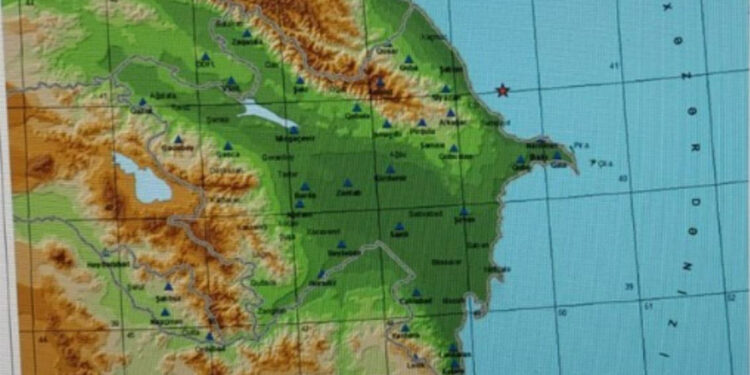 Azerbaycan'da 5,6 büyüklüğünde deprem