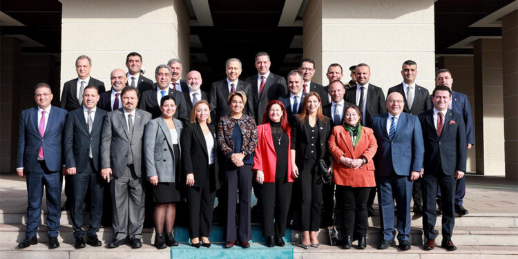 Ali Yerlikaya TBB Başkanı Erinç Sağkan'ı kabul etti