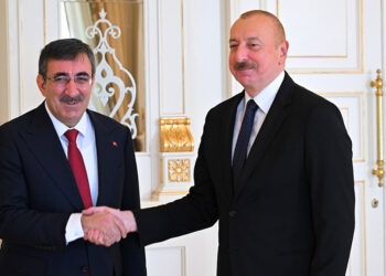 Cevdet Yılmaz Azerbaycan Cumhurbaşkanı ile bir araya geldi