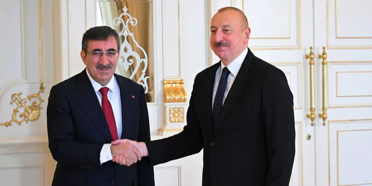 Cevdet yılmaz azerbaycan cumhurbaşkanı ile bir araya geldi