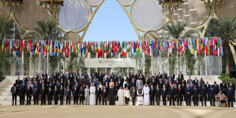 Erdoğan COP 28 zirvesinde aile fotoğrafı çekimine katıldı