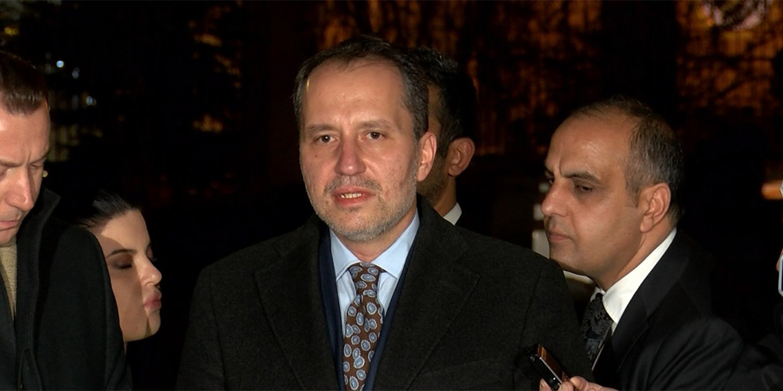 Fatih Erbakan Cumhurbaşkanı Erdoğan ile görüştü