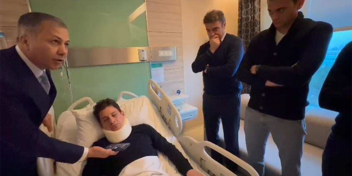 Ali Yerlikaya, hakem Halil Umut Meler'i ziyaret etti