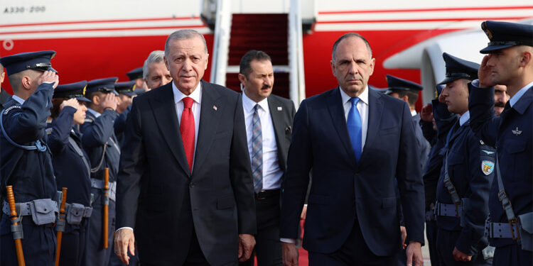 Cumhurbaşkanı Erdoğan Yunanistan'a gitti