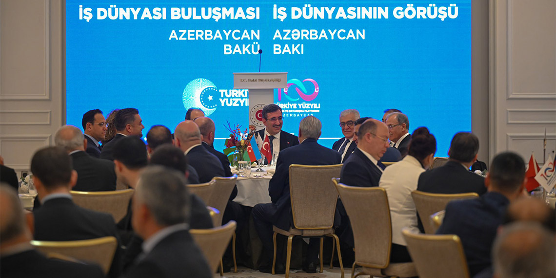 Cevdet Yılmaz, İş Dünyası Buluşması’na katıldı