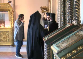 Fener rum ortodoks patrikhanesi'nde noel ayini