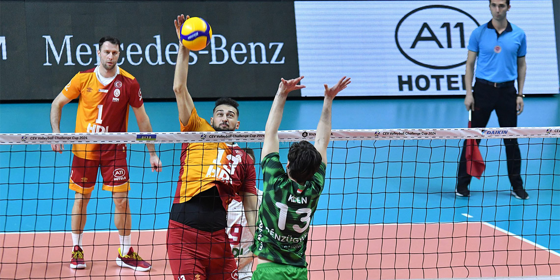 Galatasaray 2024 CEV Challenge Kupası'nda çeyrek finale yükseldi
