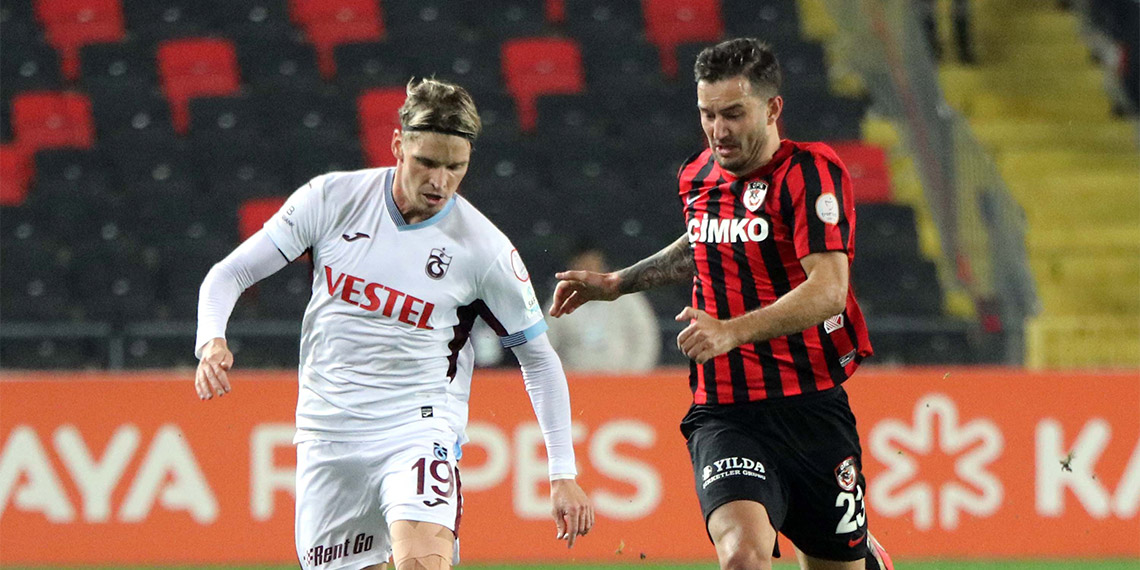Trabzonspor Gaziantep FK'yı 3-1 mağlup etti