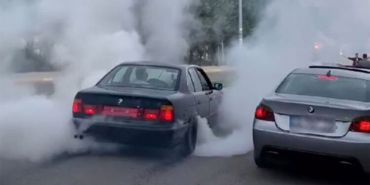 Gaziosmanpaşa'da lastik yakarak drift yapan sürücüye ceza