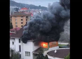 Giresun Üniversitesi'nin sosyal tesisinde yangın