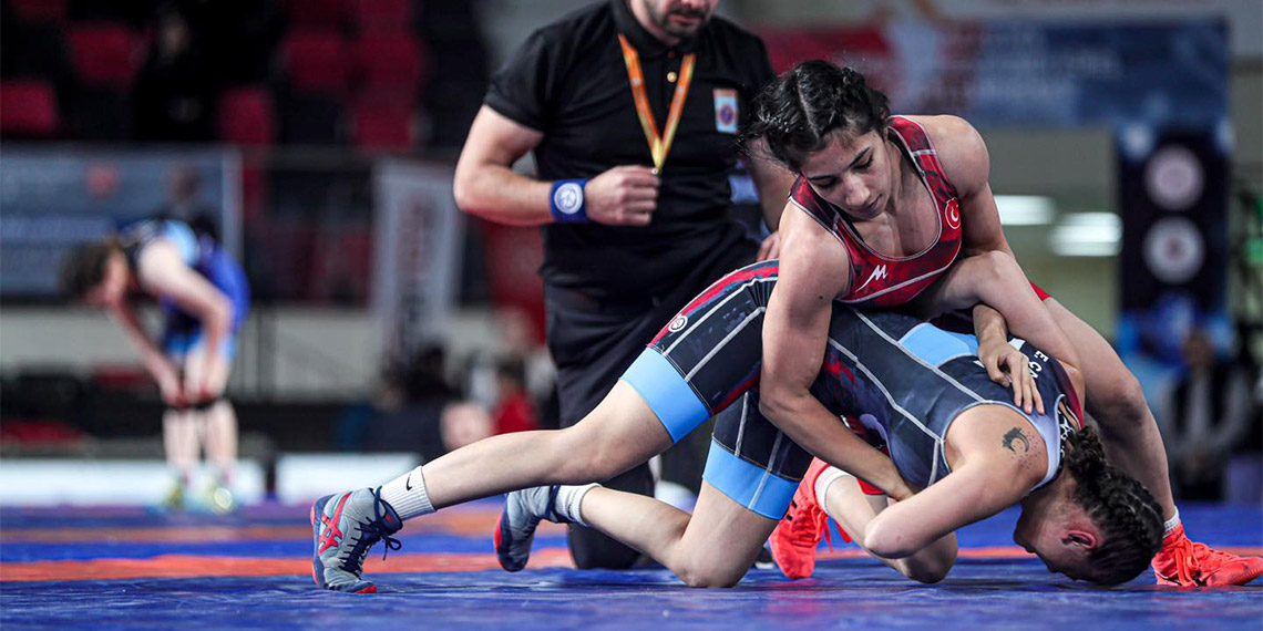 Kadınlar Türkiye Güreş Şampiyonası sona erdi