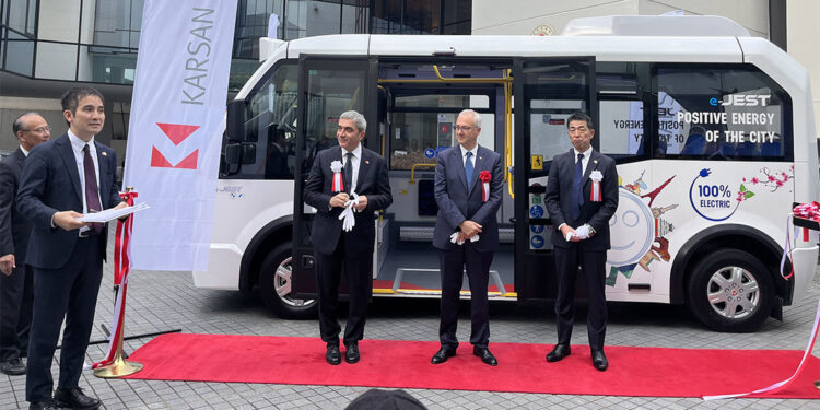 Karsan, sağdan direksiyonlu e-JEST’iyle Japonya pazarında