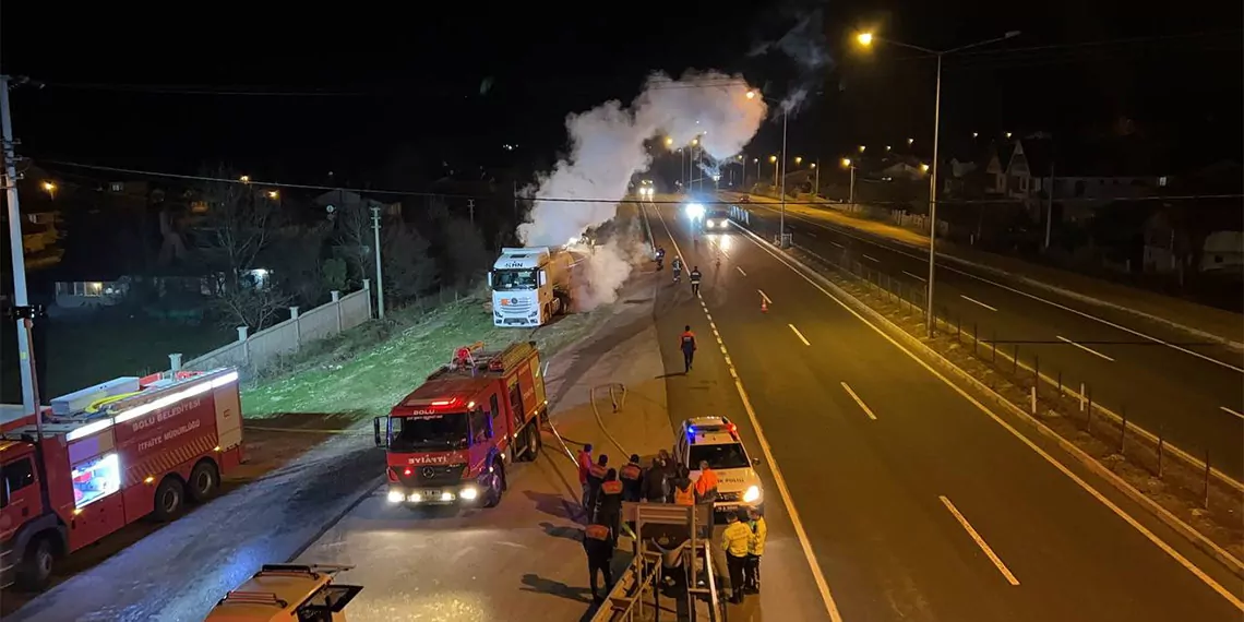 Bolu’da kimyasal sızıntı ekipleri alarma geçirdi