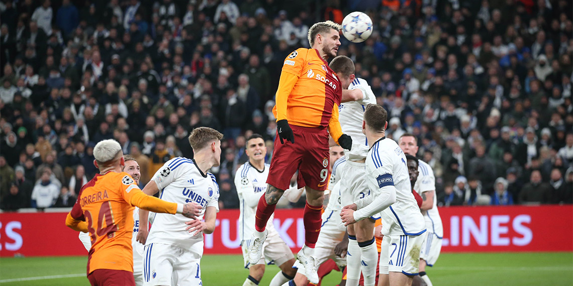 Galatasaray Kopenhag'a 1-0 mağlup oldu