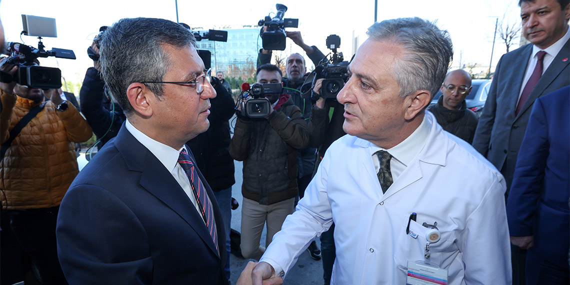 Özgür Özel'den Saadet Partili Hasan Bitmez'e ziyaret