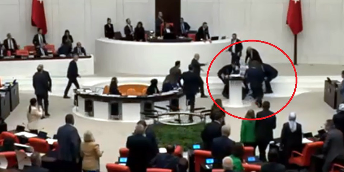 Milletvekili Hasan Bitmez Meclis'te fenalaşarak hastaneye kaldırıldı
