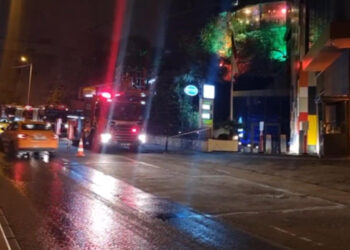 Şişli'de otel yangını