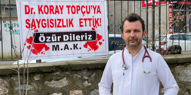 Tartıştıkları aile hekiminden özür dilediler