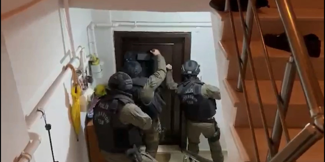 Kahramanlar-36 operasyonlarında 208 şüpheli yakalandı