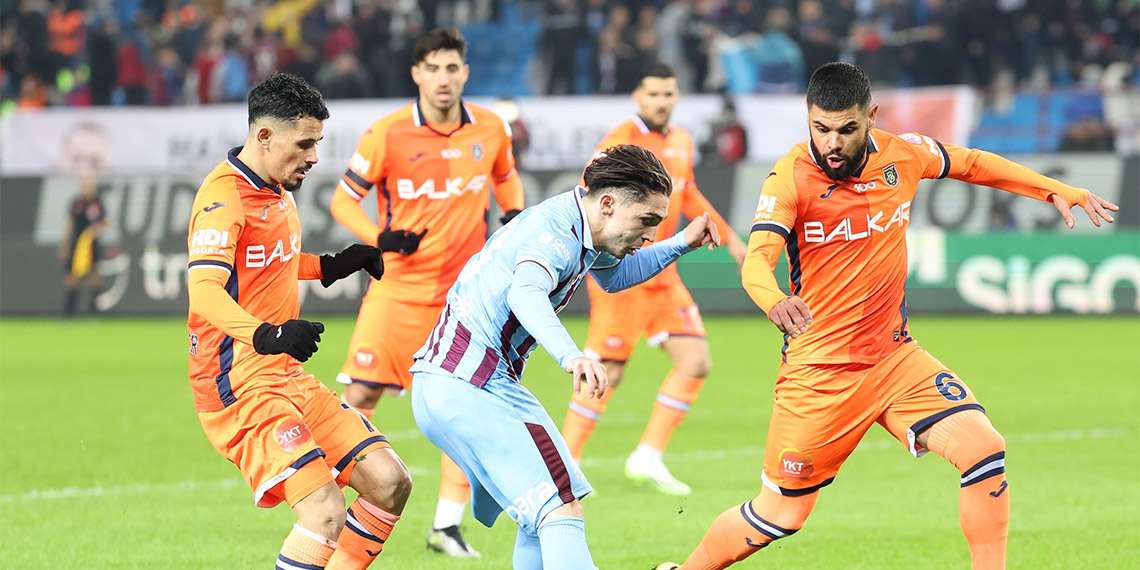 Trabzonspor Başakşehir maçı 1-1 berabere kaldı