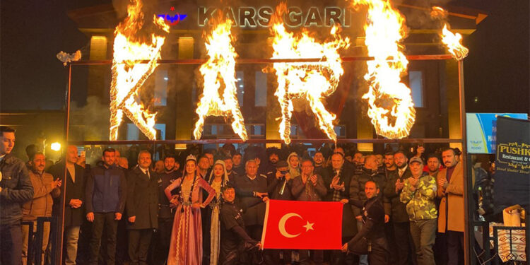 Turistik Doğu Ekspresi Kars'a ulaştı