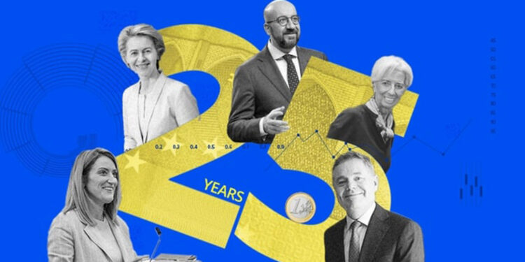 AB'den Euro'nun 25'inci yıl dönümü için kutlama mesajı