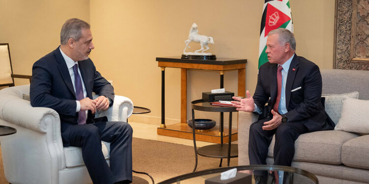 Bakan Fidan, Ürdün Kralı ile görüştü