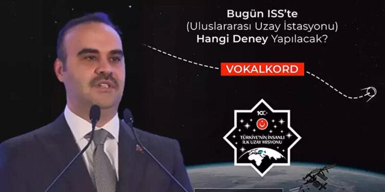 Bakan Kacır, 'VOKALKORD' deneyinin tanıtımını paylaştı