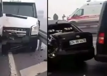 Bitlis'te 6 aracın karıştığı zincirleme kazada 18 kişi yaralandı