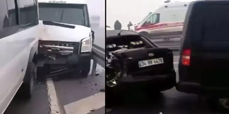 Bitlis'te 6 aracın karıştığı zincirleme kazada 18 kişi yaralandı