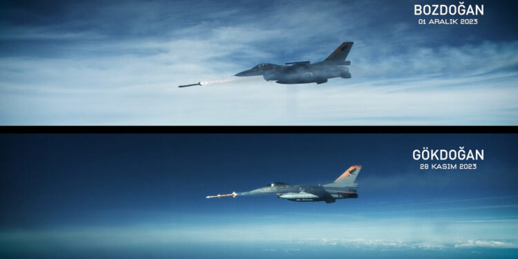 Bozdoğan ve Gökdoğan füzeleri kabul testlerine hazır