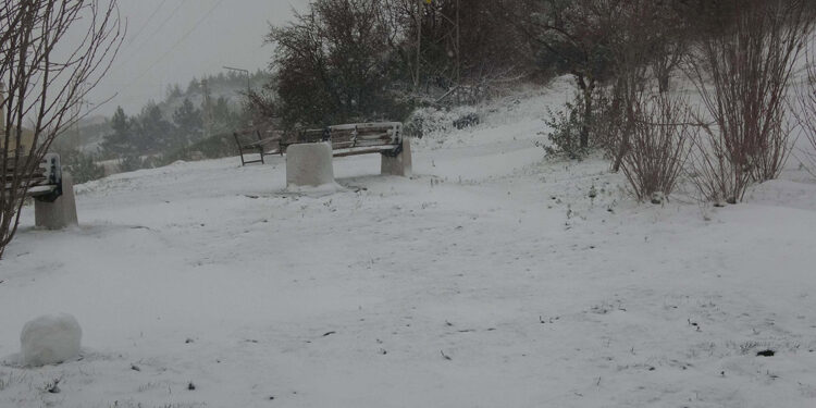 Çanakkale'de kar yağışı ve fırtına
