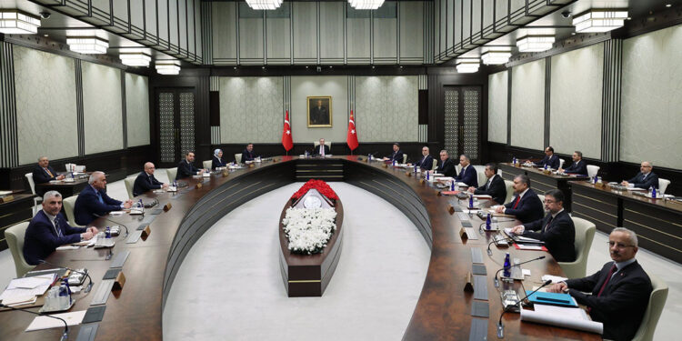 Cumhurbaşkanlığı Kabinesi Beştepe'de toplandı