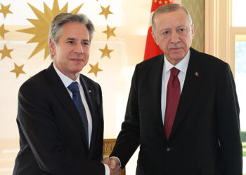 Erdoğan ABD Dışişleri Bakanı Blinken'i kabul etti