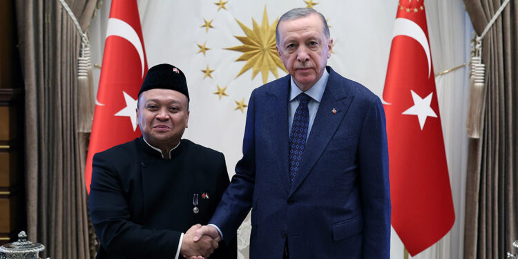 Erdoğan'a, büyükelçilerin güven mektuplarını kabul etti