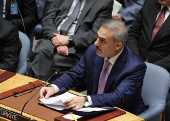 Fidan, BM Güvenlik Konseyi Filistin oturumunda konuştu
