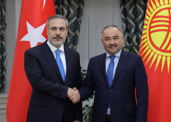 Fidan, Kırgızistan Meclis Başkanı ile görüştü