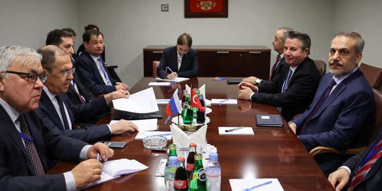 Fidan, New York'ta Rusya Dışişleri Bakanı ile görüştü