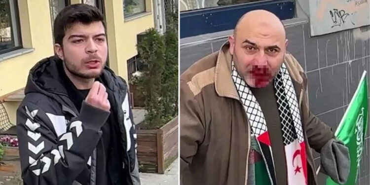 Filistin'e destek mitinginde yumruk atan Ege Akersoy tahliye edildi