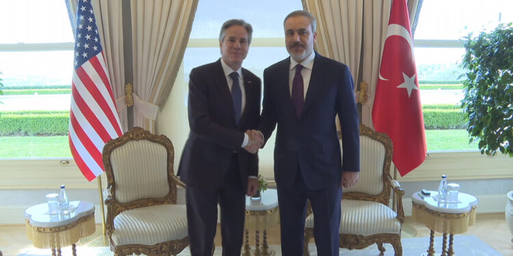 Hakan Fidan ABD Dışişleri Bakanı Blinken ile görüştü