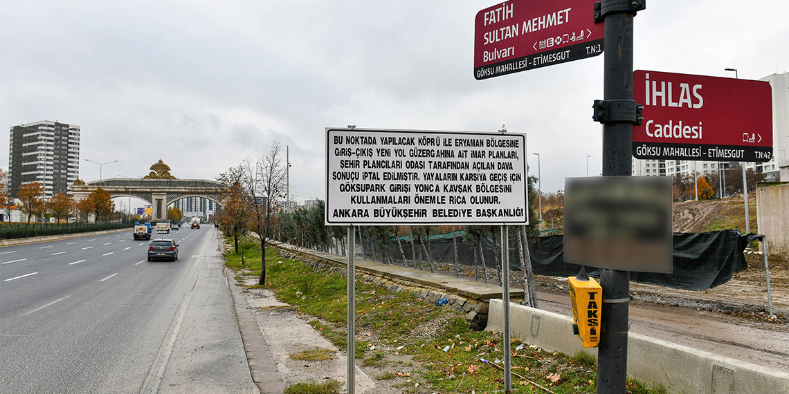 İstanbul Yolu-Eryaman Bağlantı Kavşağı için çalışmalar tamamladı