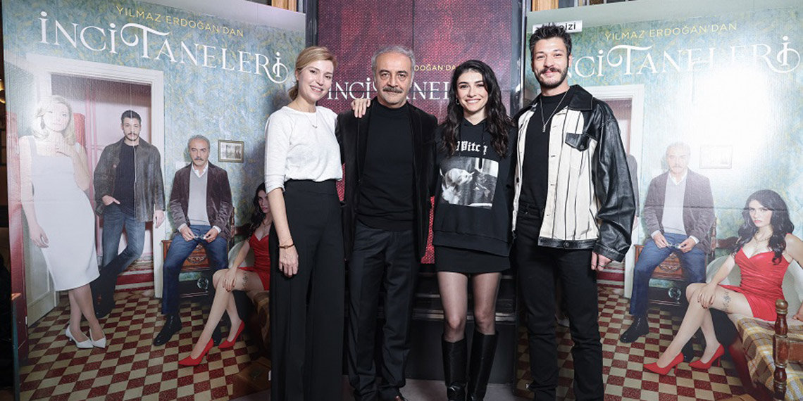 İnci Taneleri ekibi ilk bölümü birlikte izledi