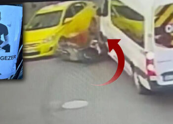 Motokurye Oğuzhan Gezer, taksi kapısına çarparak öldü