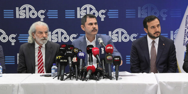 Murat Kurum İSTOÇ'u ziyaret etti