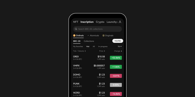 OKX, yeni inscripton token standardını destekleyecek