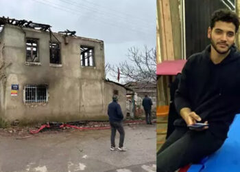 Ödemiş'te ev yangını; 19 yaşındaki Emre öldü