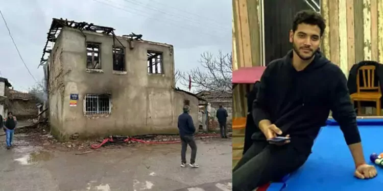 Ödemiş'te ev yangını; 19 yaşındaki emre öldü