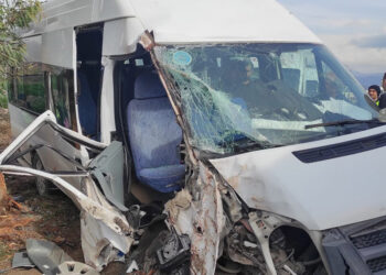 Osmaniye'de servis minibüsü ağaca çarptı: 6 yaralı