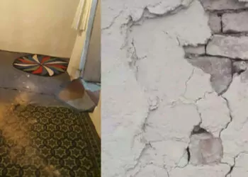 Sivas'taki depremde 20 evin duvarlarında hasar oluştu